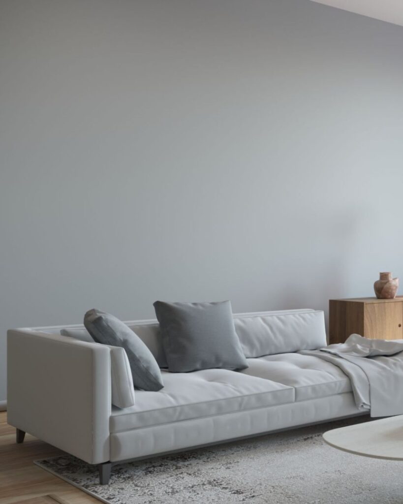 Small living room with rug anchoring seating area