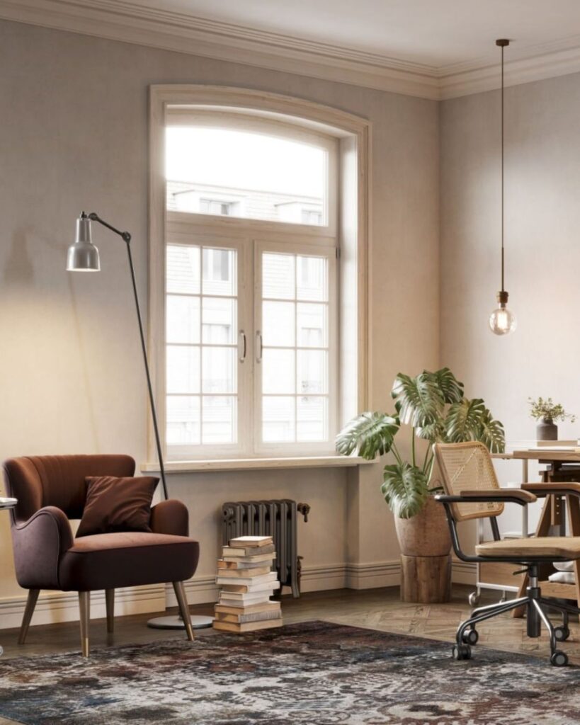 studio apartment layout maximizing natural light